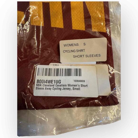 Cleveland Cavaliers Women’s Short Sleeve Cycling Jersey Small, NBA Licensed 735 - Picture 5 of 7